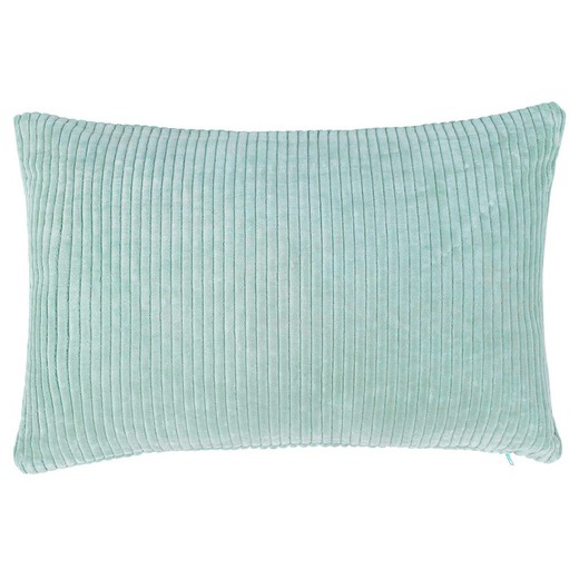 Blue organic cotton cushion cover 40 x 60 cm