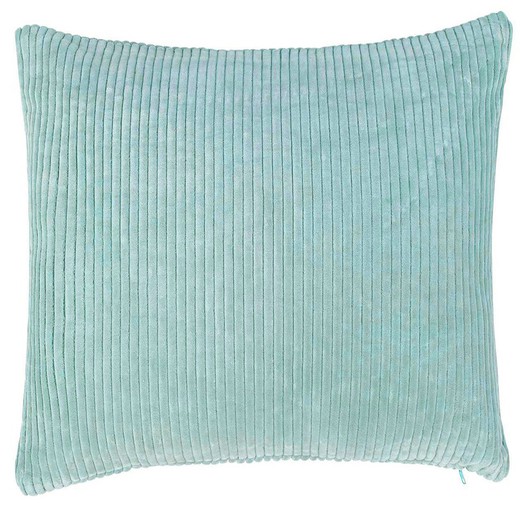 Blue organic cotton cushion cover 60 x 60 cm