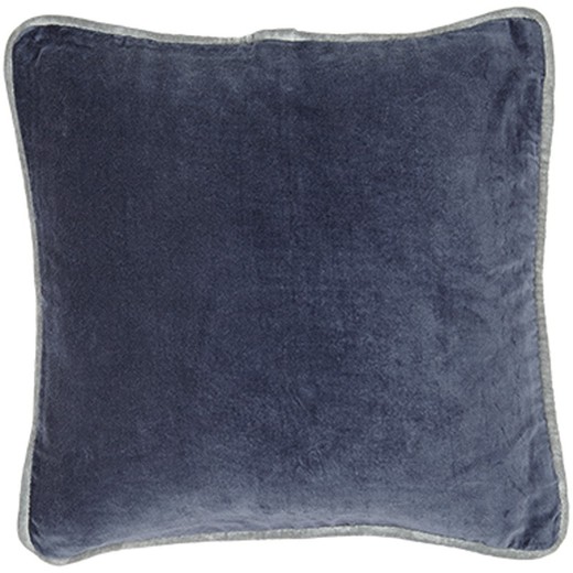 Midnight blue velvet cushion cover 60 x 60 cm