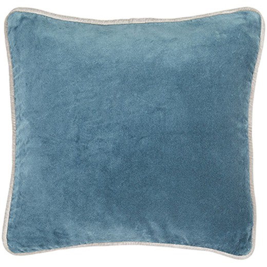 Dark blue velvet cushion cover 60 x 60 cm