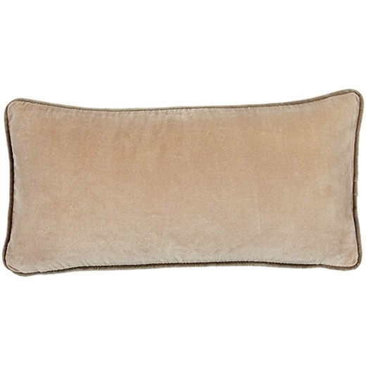 Poszewka na poduszkę z aksamitu brązowego 30 x 60 cm