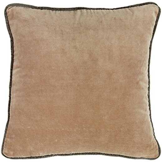 Bronze velvet cushion cover 45 x 45 cm
