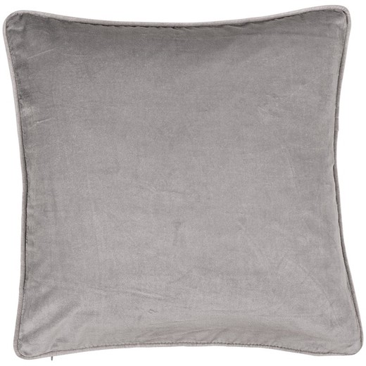 Lavender gray velvet cushion cover 60 x 60 cm