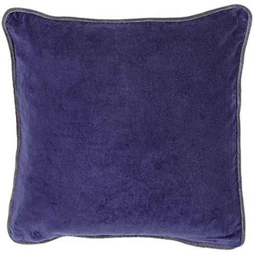 Housse de coussin velours violet 60 x 60 cm