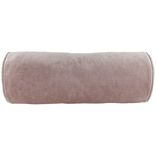 Mauve roll velvet cushion cover 22 x 60 cm