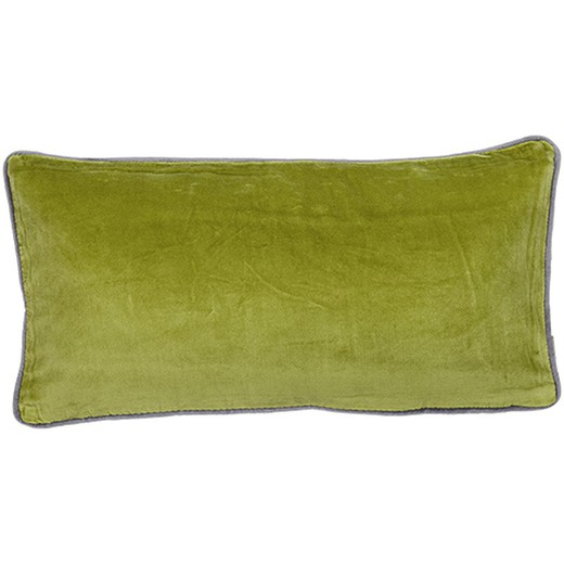 Moss green velvet cushion cover 30 x 60 cm