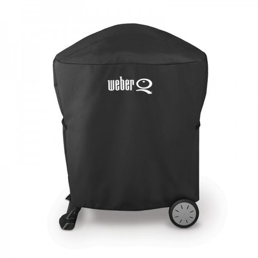 Weber Premium Full-Length Cover For Q 100, 1000, 200 And 2000 Series With Stand Or Portable Cart