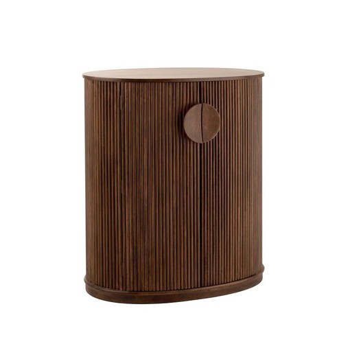 Mueble Minibar de Madera de Mango Marron 90,5x57x101 cm