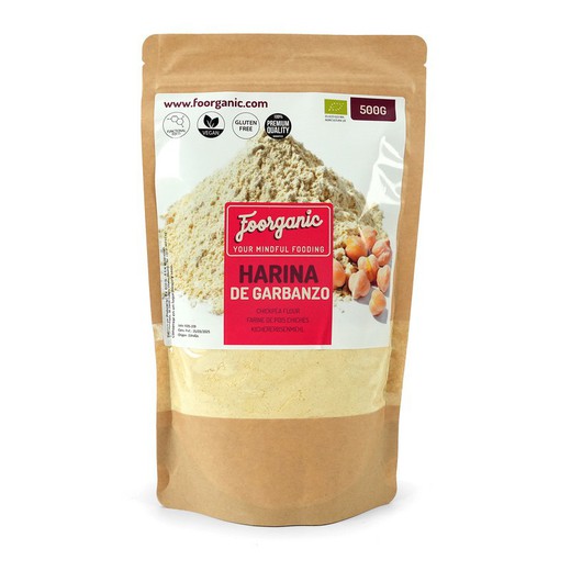 ECO glutenfreies Kichererbsenmehl, 500 gr