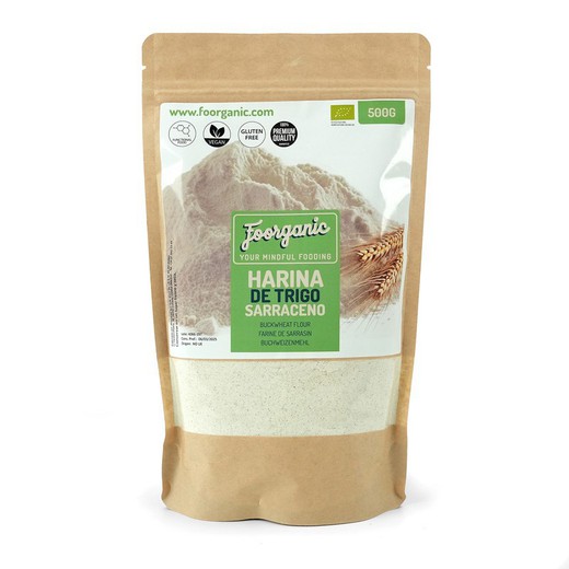 Harina Trigo Sarraceno ECO sin glutén,  500 gr