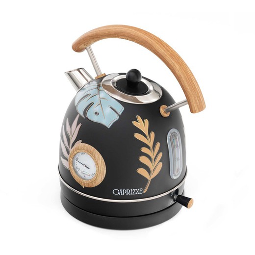 Electric kettle with leaf design, 25 x 21 x 27.5 cm | Nara