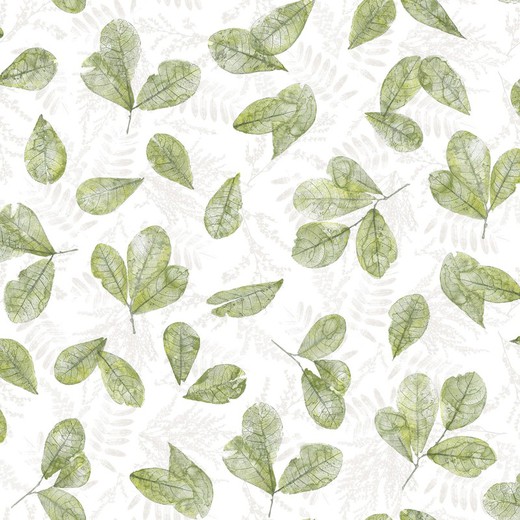 IBAI 1-Ταπετσαρία από φύλλα πράσινων φύλλων, 1000x53 εκ