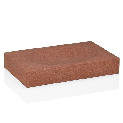 Red Sandstone Soap Dish, 12x7.5x2cm