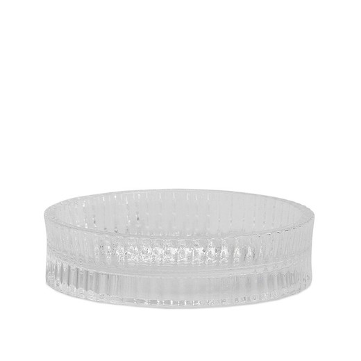 Gennemsigtigt glas sæbeskål, Ø 11 x 3 cm | Poseidon