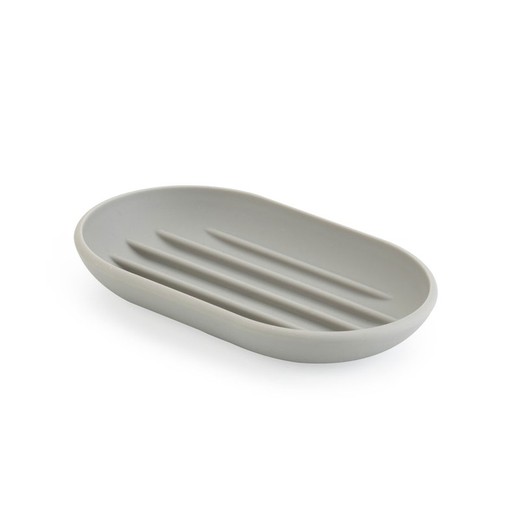 Gray Touch soap dish, 14x9x2cm