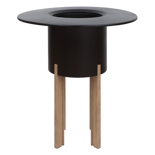 Modular Planter of AutoRed Mondum Mediterranean Round Black 40x40x95 cm