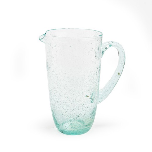 Glas bubbelkanna, 11,5x11,5x21 cm
