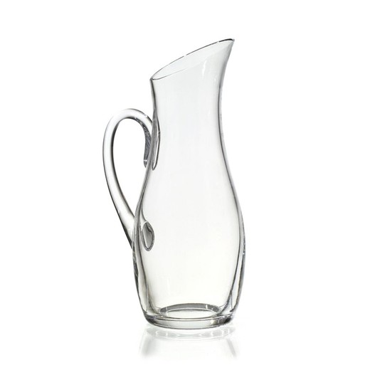 Transparent glass pitcher, Ø 9 x 28 cm | Claire