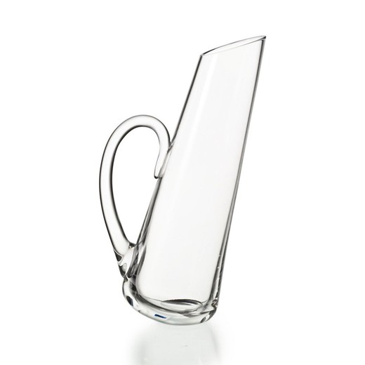 Kan van transparant glas, Ø 9,4 x 28 cm | Zanzibar