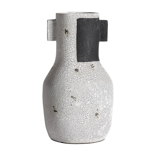 Mintlaw Terrakotta-Vase in Schwarz, 21 x 21 x 38 cm