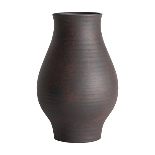 Vase Nohae en céramique naturelle, 28 x 28 x 44 cm