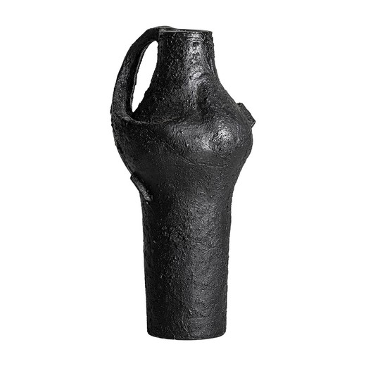 Vase Riley en résine naturelle, 30 x 29 x 60 cm