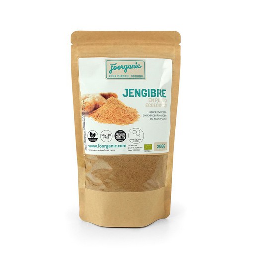 Jengibre ECO en polvo,  200 gr