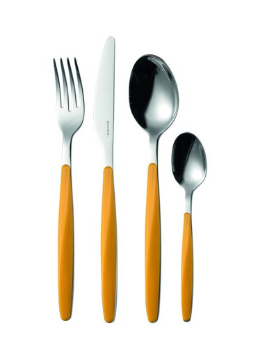 Set of 24 Cutlery My Fusion Ocher My Fusion Series