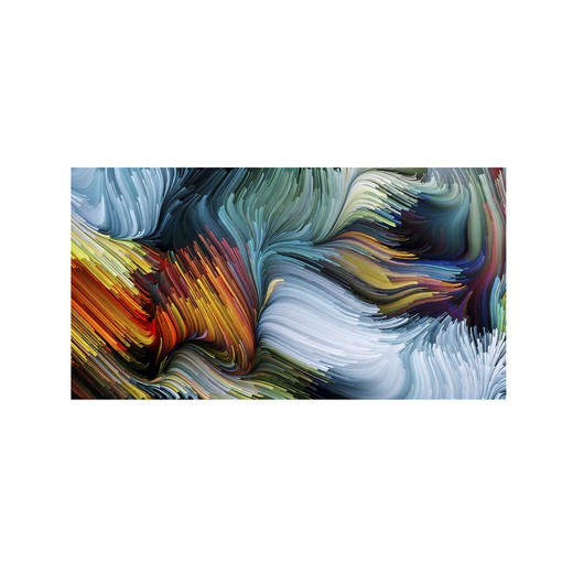 Simbiosi di colori con poster di cristallo, 150x1x80cm