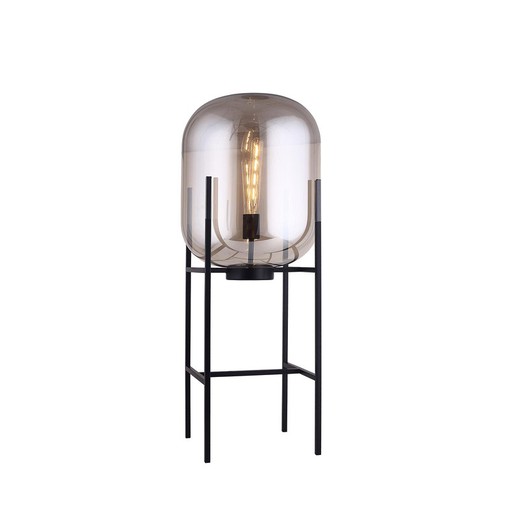 Lampa stołowa ze szkła szampana, 38x90 cm