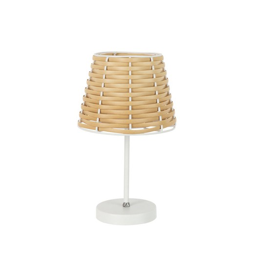 Beige LED-Tischlampe, Ø19x32cm