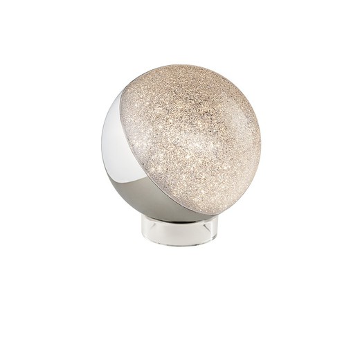 Metal sphere online table lamp