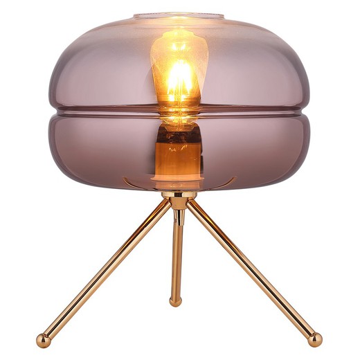 Table lamp mod. Dabache Gradient- gold D29 H 35