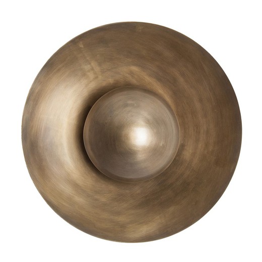 Aplique de hierro dorado, 42 x 22 x 42 cm | Cymbals