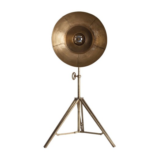 Stehlampe aus goldenem Eisen, 82x80x135cm