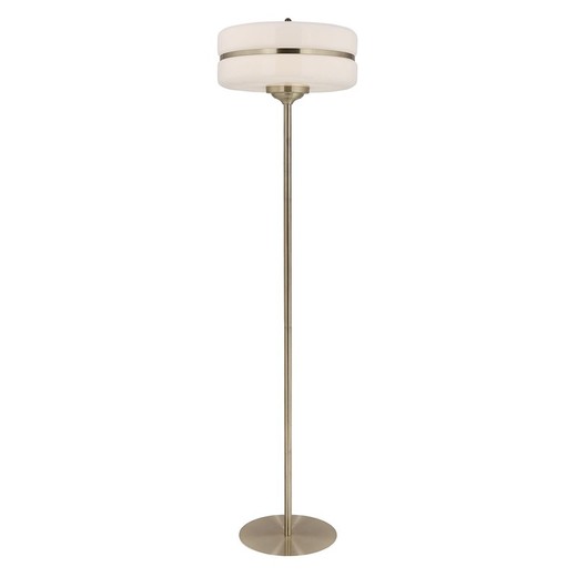 Floor lamp mod. Sarod- White and gold D40 H156