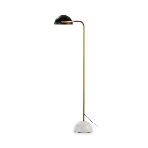 Black and gold floor lamp. White marble foot23x49x140