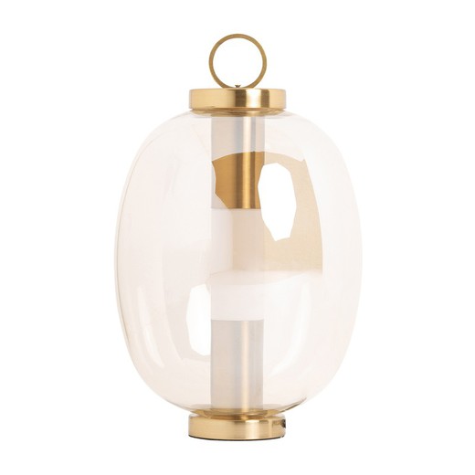 Mellie Iron Table Lamp in Mellie, gold, 25 x 25 x 40 cm