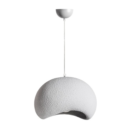 Lampada da soffitto in cemento resinato grigio, 31 x 35 x 24 cm | Sabbia