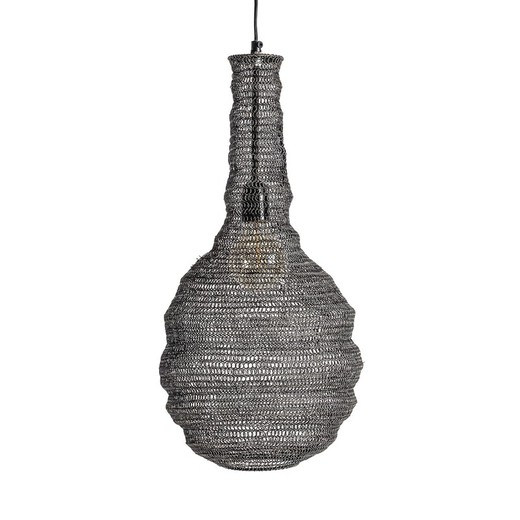 Lampada da soffitto in ferro grigio, 30 x 307 x 170 cm