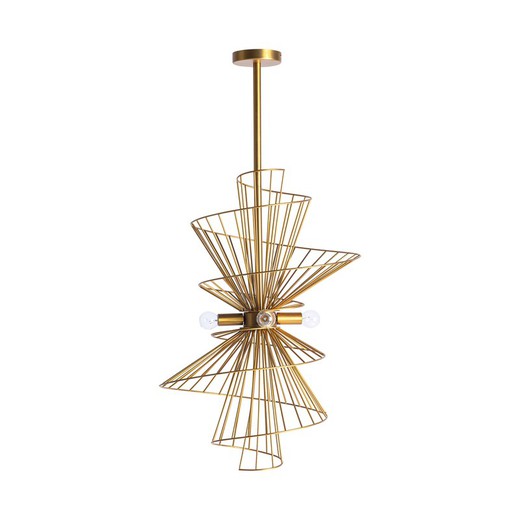 Gold Stowe Iron Ceiling Lamp, 51x50x100cm