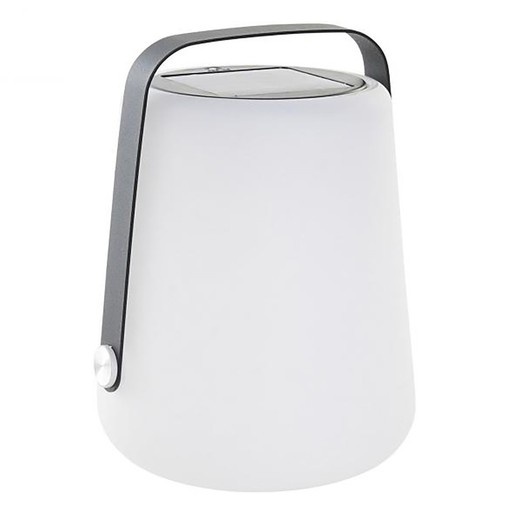 Lámpara de exterior blanca con asa, Ø20x27 cm