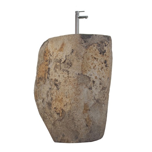 Umywalka z kamienia skorpiona w kolorze beżowym, 64x55x90cm