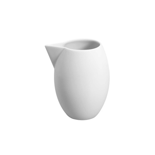 Domo Whité porcelain milk jug, 9.2x7.9x10.9 cm