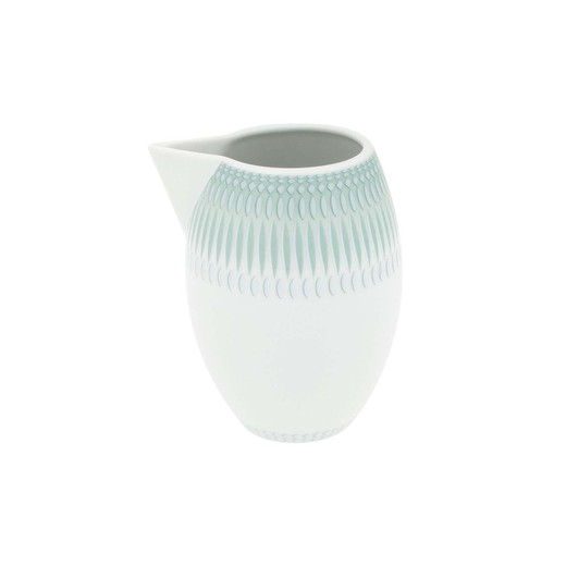 Porcelæn mælkekande Venezia, 9,2x7,9x10,9 cm