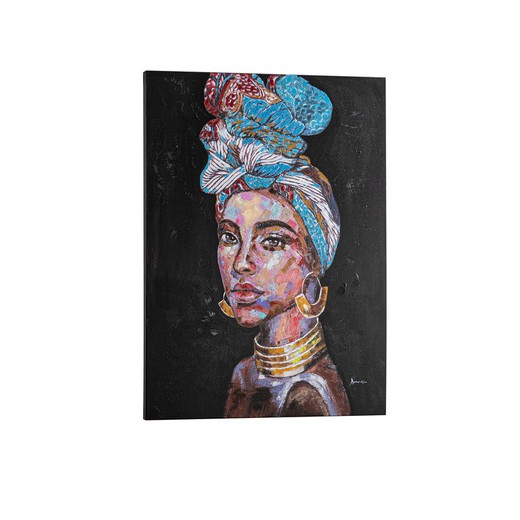 Caribbean Bust Canvas, 90x4x120cm