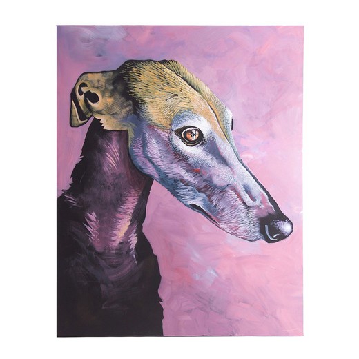 Canvas Greyhound 120x4x150 cm