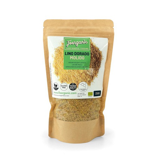 ECO ground golden flax, 250 gr