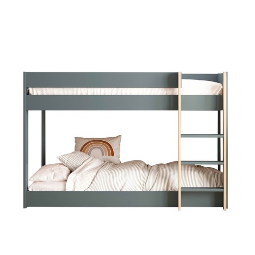 Green Pine 90cm Bunk Bed, 197 x 107.4 x 131.5cm | Angel