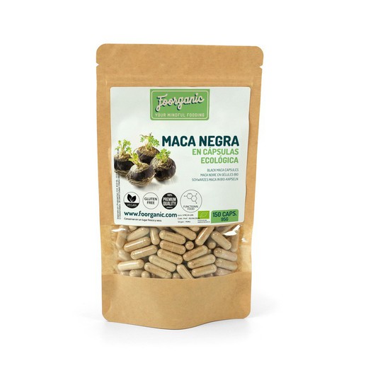 Black Maca ECO in capsules, 150 units